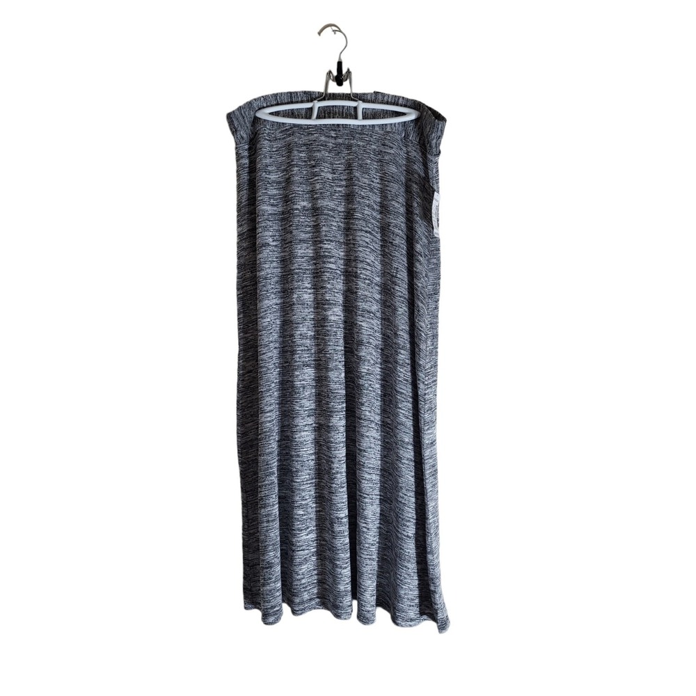 NWT $39‎ Roz & Ali Maxi Skirt Long Skirt Plus Size 1X Black & White Dressbarn